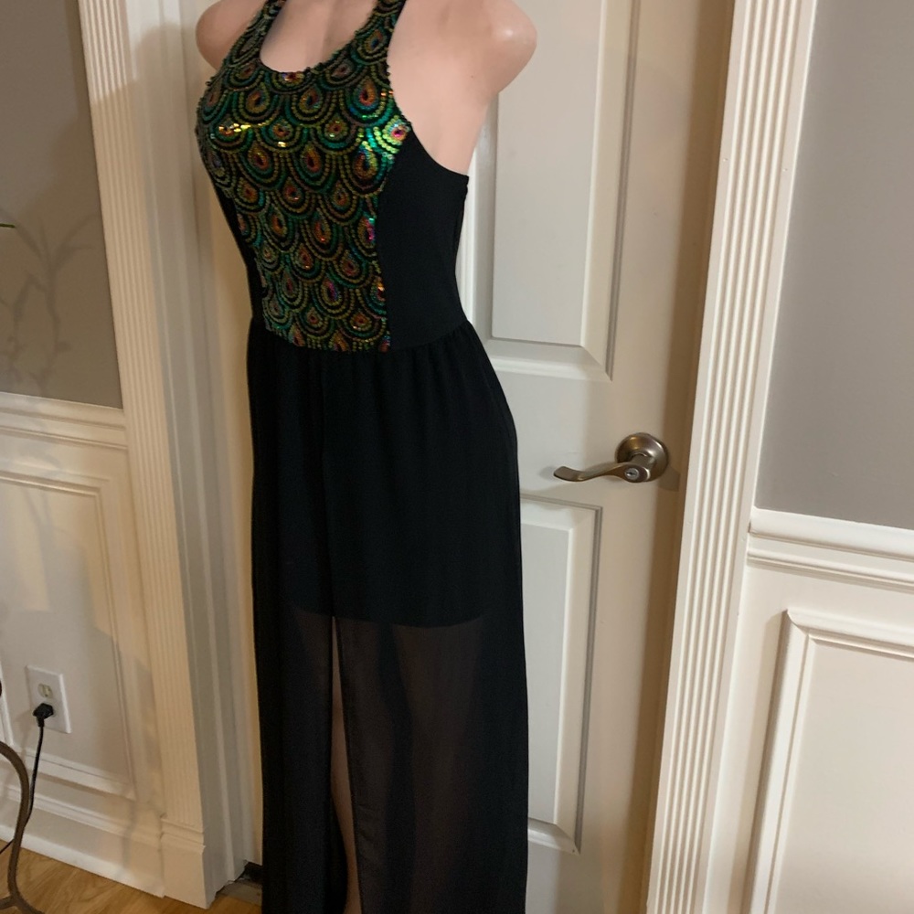 Women’s junior halter black dress size (M) - Picture 7 of 12